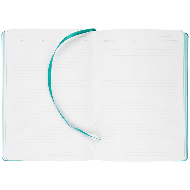 Ежедневник New Latte, недатированный, бирюзовый арт.78770.49