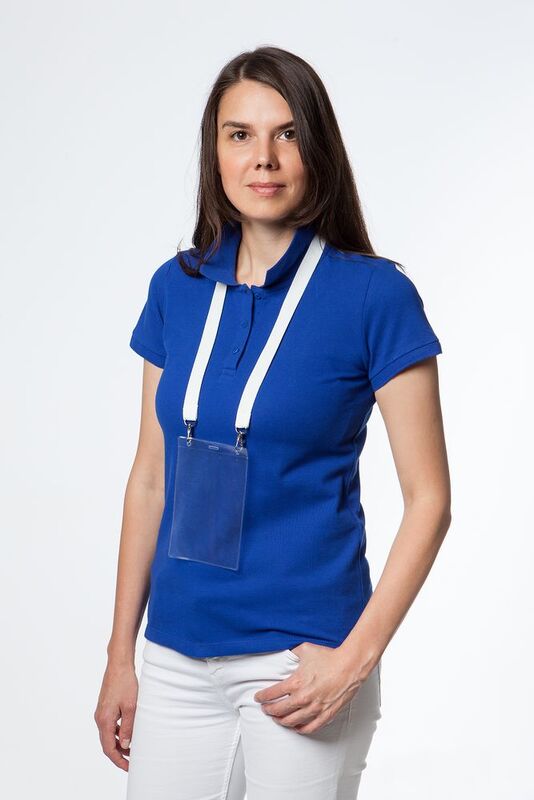 Карман для бейджа Lucid, вертикальный, из фактурного ПВХ арт.6880.10