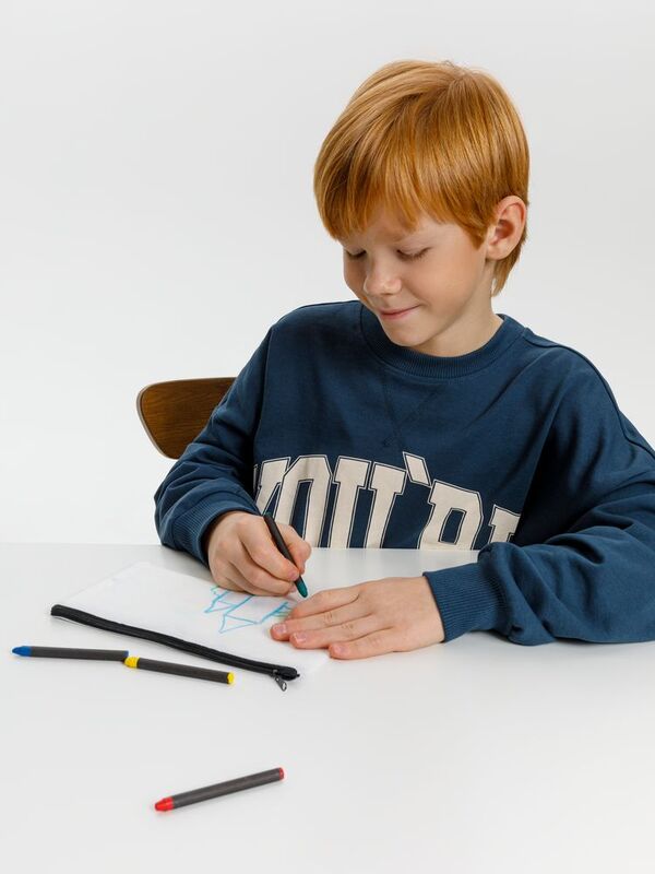 Пенал для раскрашивания Create, белый арт.16132.60