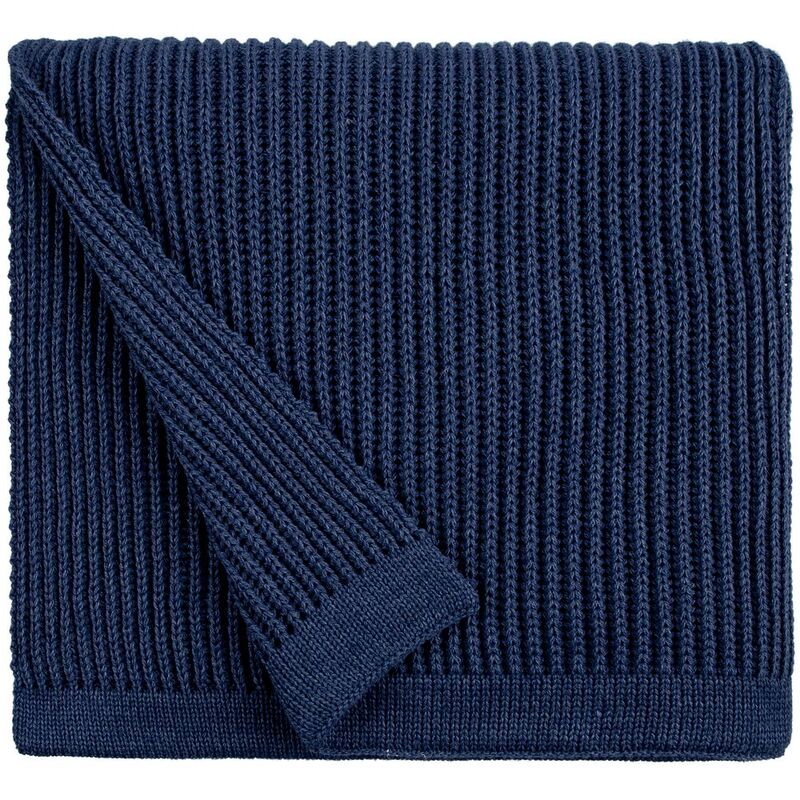 Плед Shirr, темно-синий (сапфир) арт.21277.44