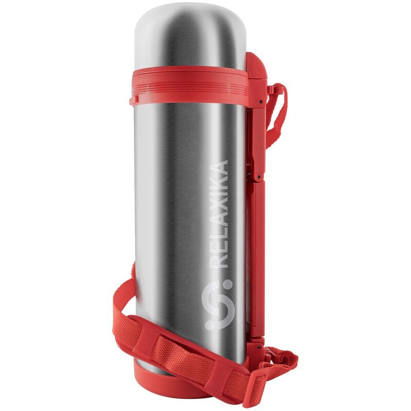 Термос для еды и напитков Relaxika 1800, стальной арт.13795.10