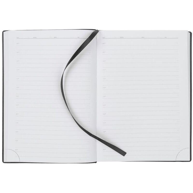 Ежедневник Vivian Metal, недатированный, черный арт.16654.30