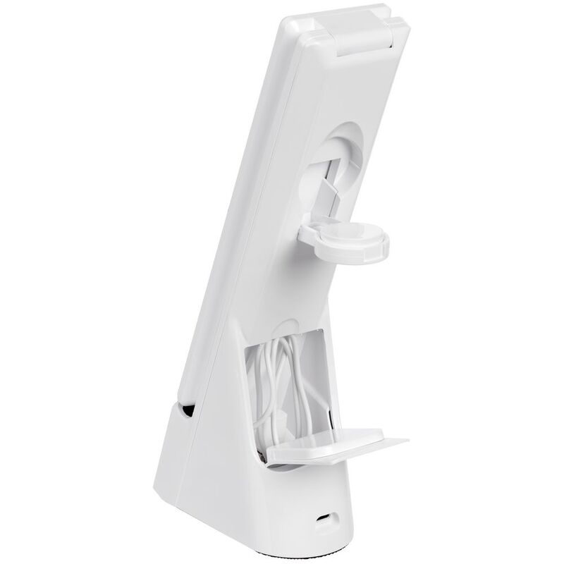 Лампа с беспроводной зарядкой смартфона и часов Powerack, белая арт.13759.60