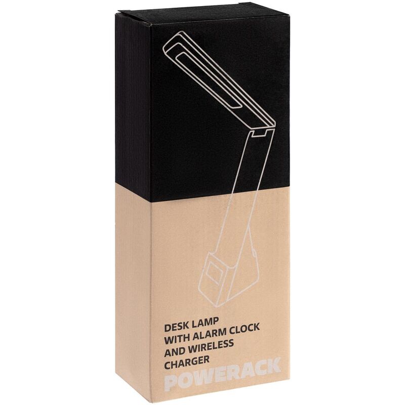 Лампа с беспроводной зарядкой смартфона и часов Powerack, белая арт.13759.60