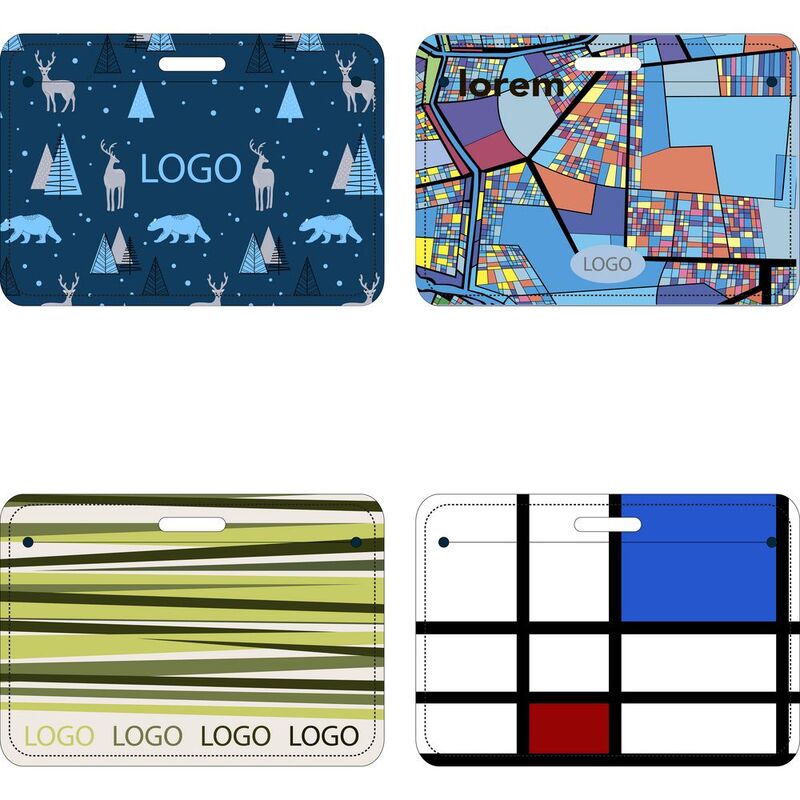 Карман для пропуска Saff Plus на заказ, горизонтальный арт.18903.02