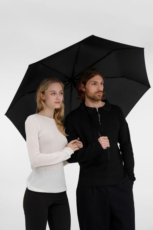 Зонт складной Fiber, темно-синий арт.17321.40