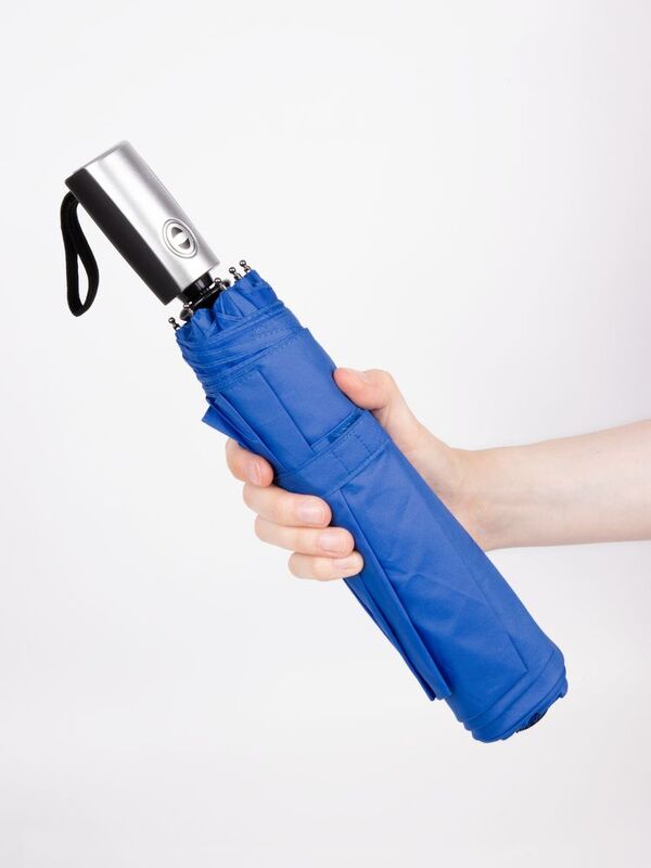 Зонт складной Fiber, ярко-синий арт.17321.44