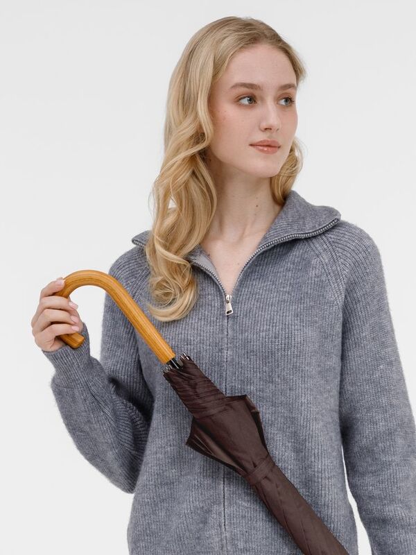 Зонт-трость Classic, коричневый арт.17322.59