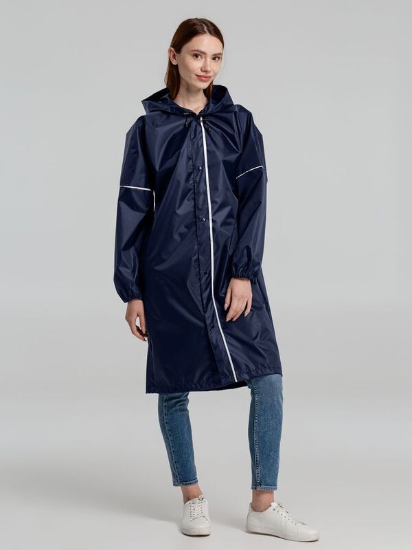 Дождевик со светоотражающими элементами Rainman Blink, синий арт.13346.41