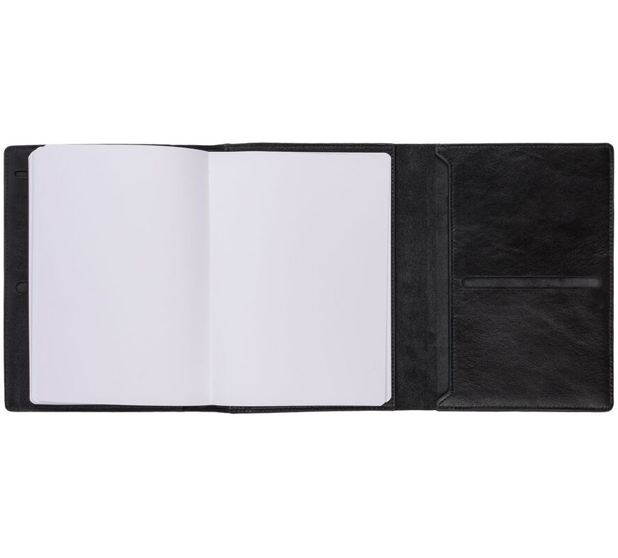 Ежедневник-портфолио Napoli, недатированный, черный арт.55601.30