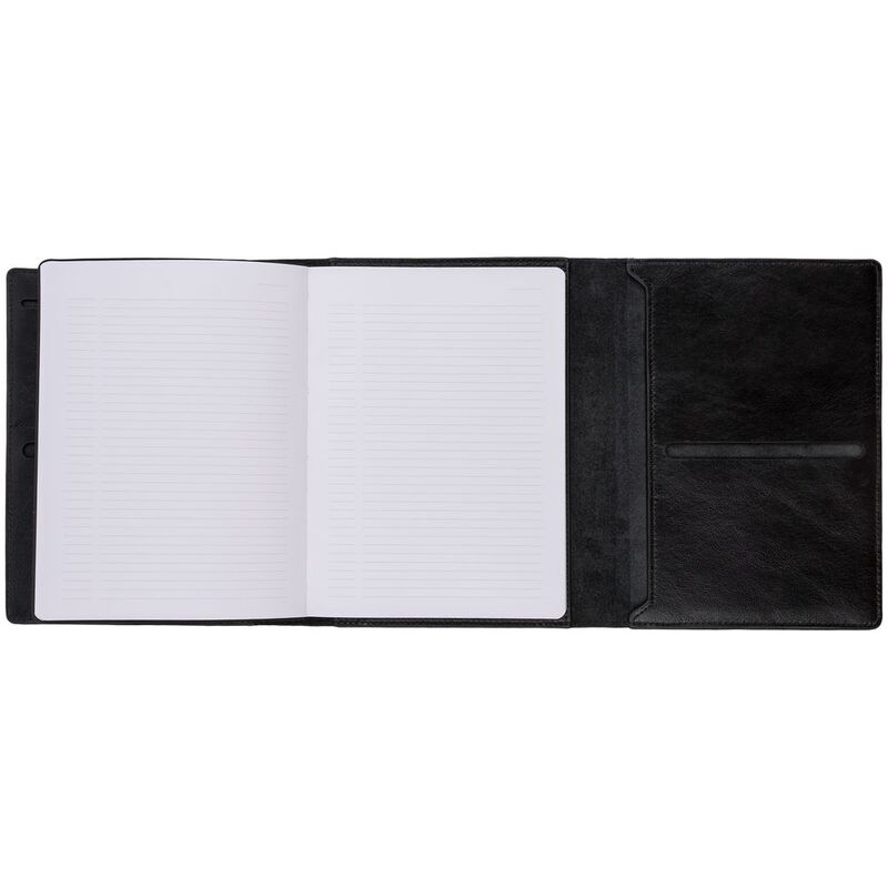 Ежедневник-портфолио Napoli, недатированный, черный арт.55601.30