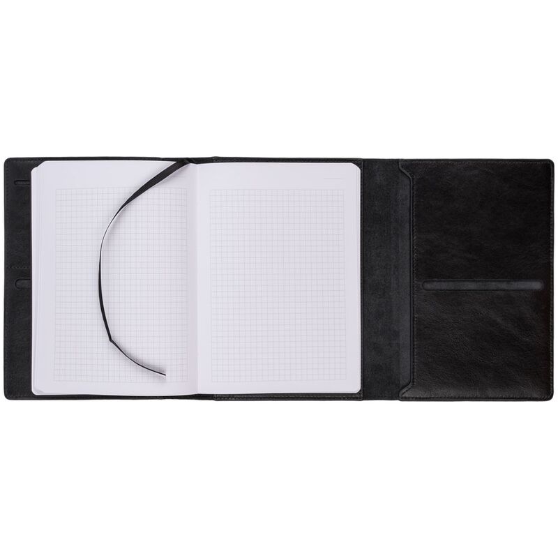 Ежедневник-портфолио Napoli, недатированный, черный арт.55601.30