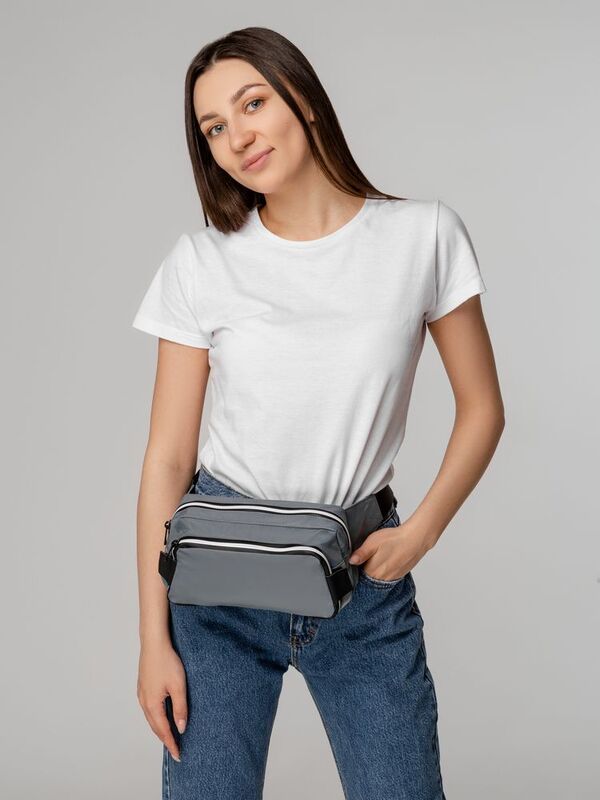 Поясная сумка Tabby, серая арт.13829.10