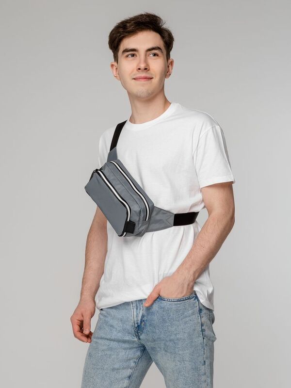 Поясная сумка Tabby, серая арт.13829.10