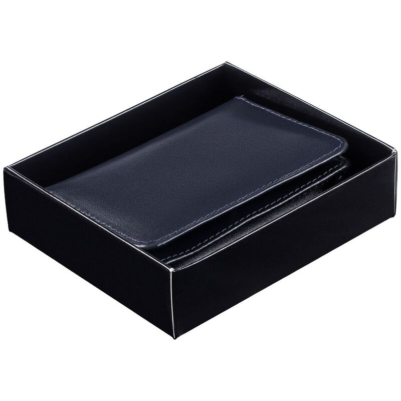 Футляр для карточек и визиток Signature, синий арт.14020.44