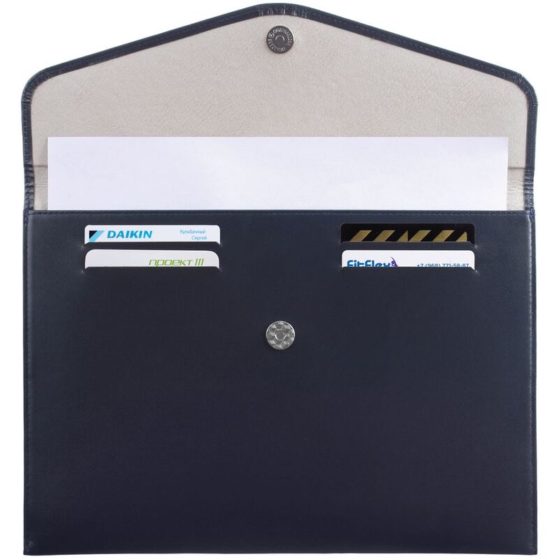 Папка для документов Signature, синяя арт.14022.44