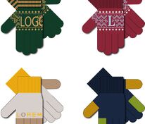 Перчатки на заказ Guanti, полушерсть арт.18922.02