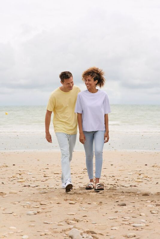 Футболка оверсайз мужская Boxy Men, светло-желтая арт.03806260