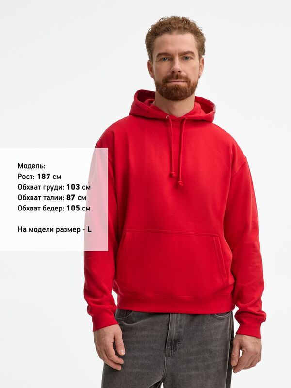Худи унисекс Condor, красное арт.03815161