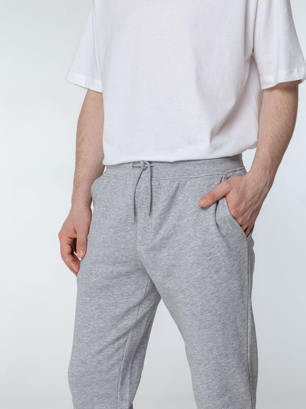 Джоггеры Jumbo, серый меланж арт.03810360