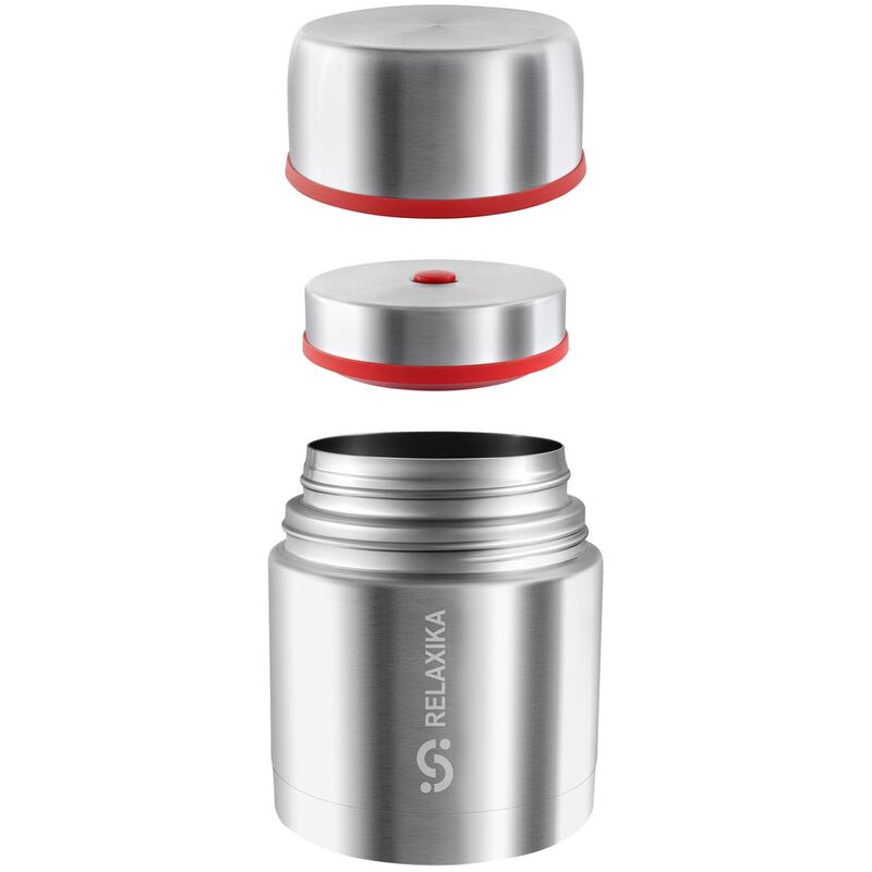 Термос для еды Relaxika 500, в чехле, стальной арт.13869.10