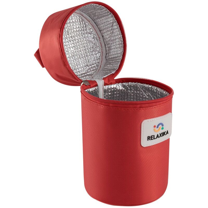 Термос для еды Relaxika 1000, в чехле, стальной арт.13871.10