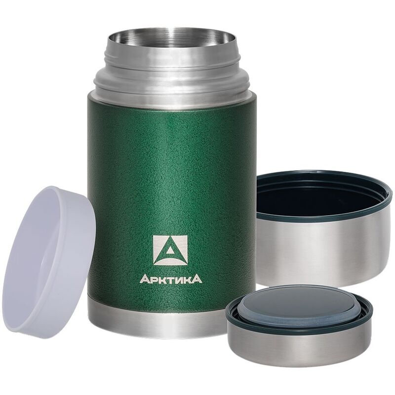 Термос для еды в чехле &laquo;Арктика 1000&raquo;, зеленый арт.13985.90