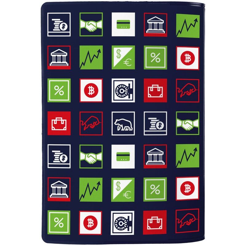 Обложка для паспорта Industry, финансы арт.71418.42