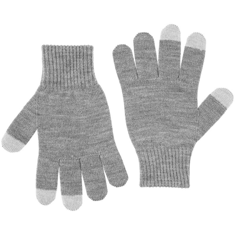 Перчатки сенсорные Real Talk, серые арт.52802.10