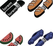 Флешки Gummi на заказ, 16 Гб арт.18930.01