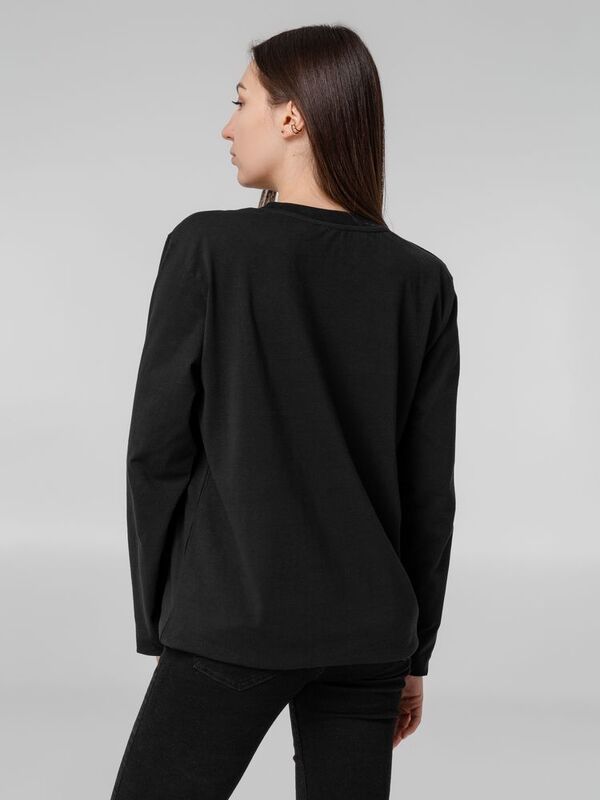 Футболка с длинным рукавом Lehta, черная арт.14215.30