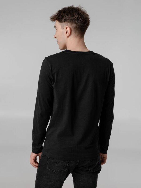 Футболка с длинным рукавом Lehta, черная арт.14215.30