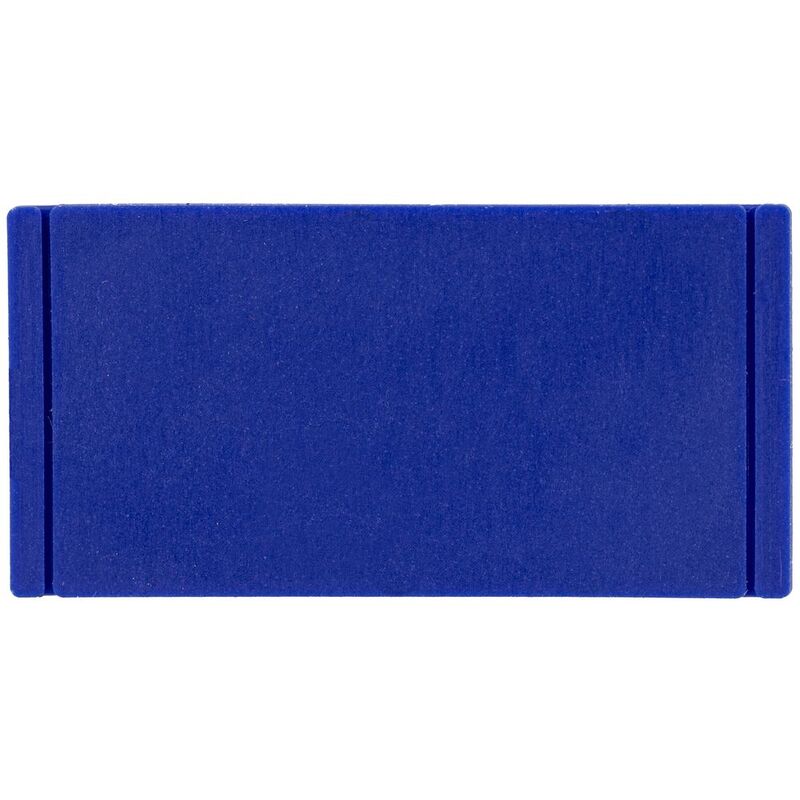 Лейбл из ПВХ Dzeta, XS, синий арт.13916.44