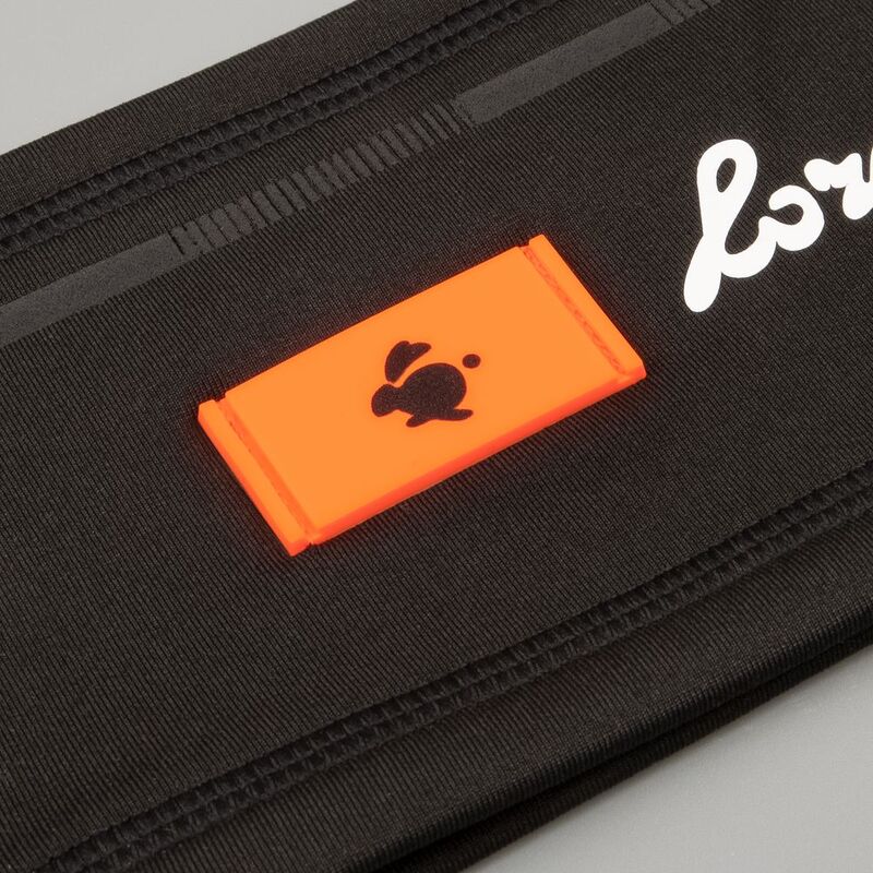 Лейбл из ПВХ Dzeta, XS, оранжевый неон арт.13916.22