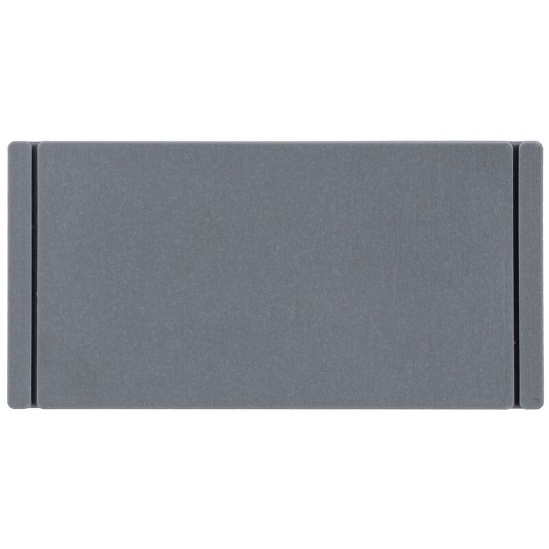 Лейбл из ПВХ Dzeta, XS, серый арт.13916.10