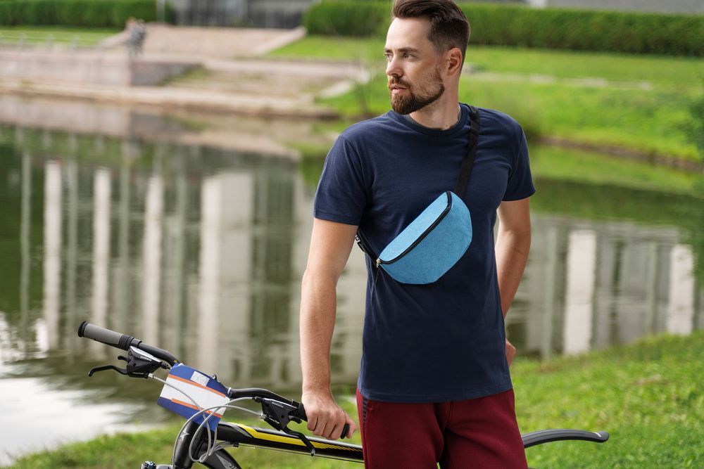 Поясная сумка Handy Dandy, синяя арт.13917.45