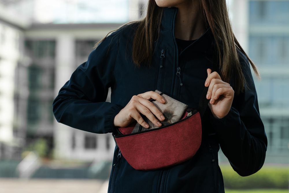 Поясная сумка Handy Dandy, бордовая арт.13917.55