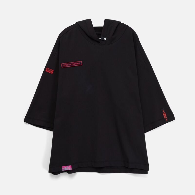 Лейбл тканевый Epsilon, S, черный арт.13940.30