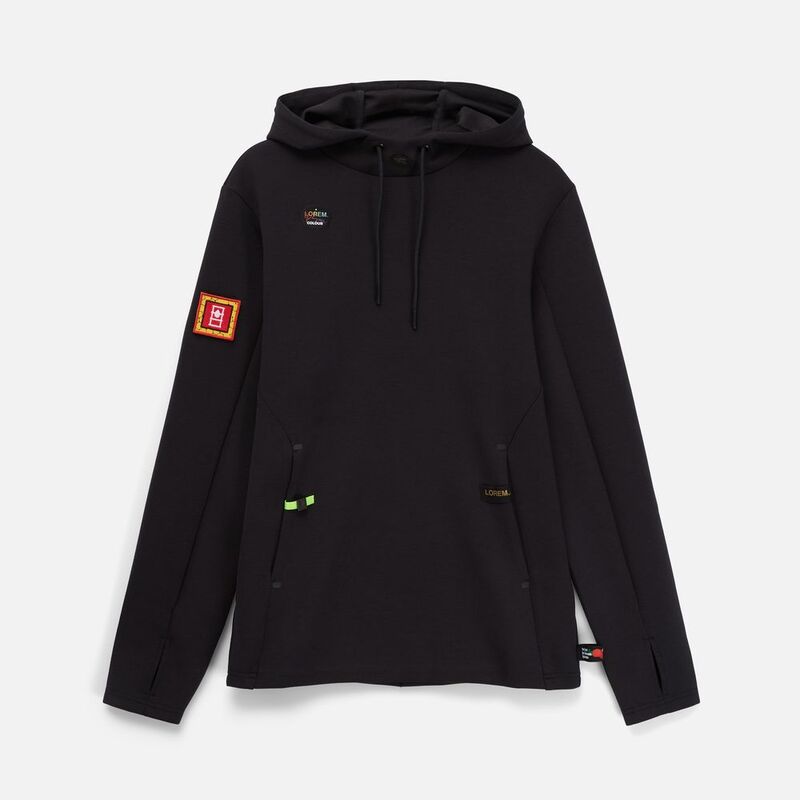 Лейбл тканевый Epsilon, S, черный арт.13940.30