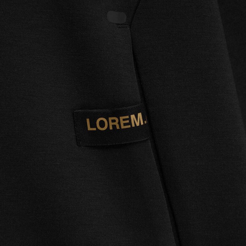 Лейбл тканевый Epsilon, S, черный арт.13940.30