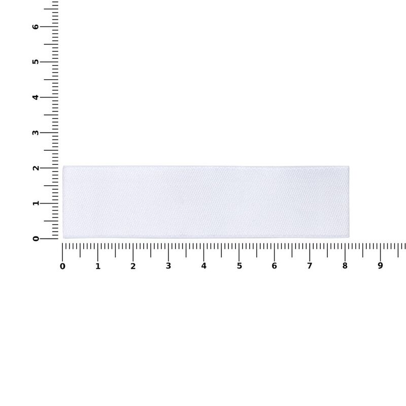 Лейбл тканевый Epsilon, S, белый арт.13940.60