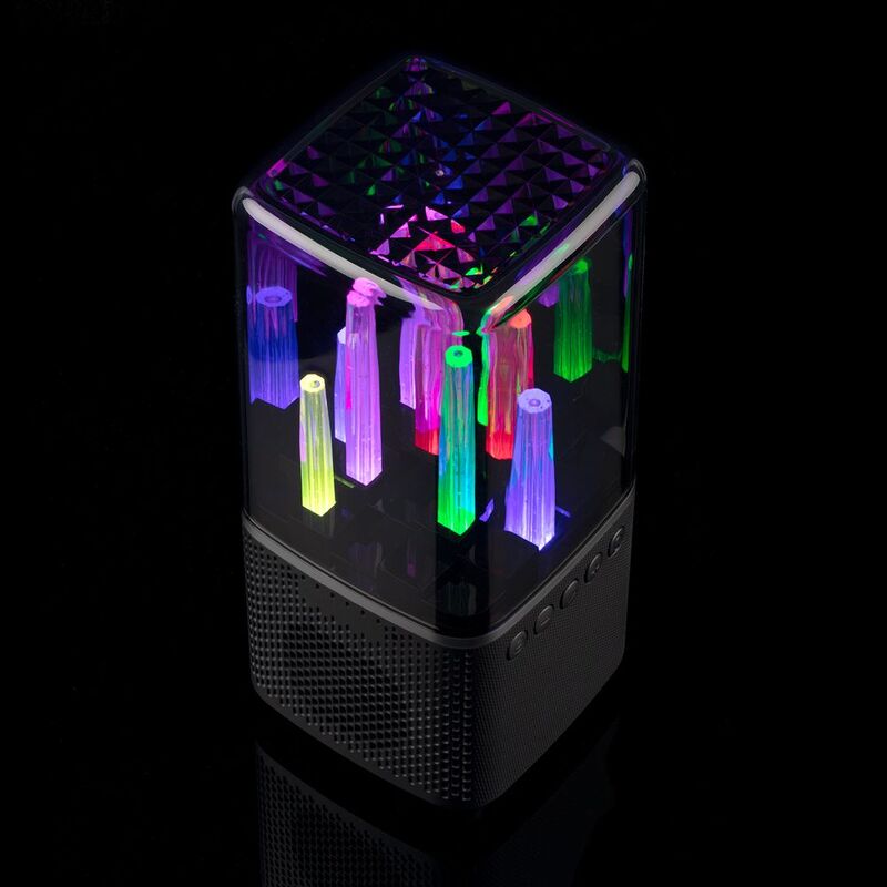 Беспроводная колонка с подсветкой citySound, черная арт.13930.30