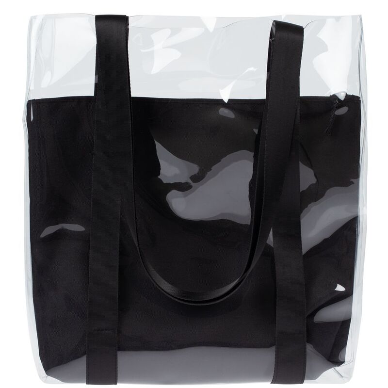 Шопер Clarity с черным органайзером, прозрачный арт.14023.30