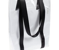 Шопер Clarity с белым органайзером, прозрачный арт.14023.60