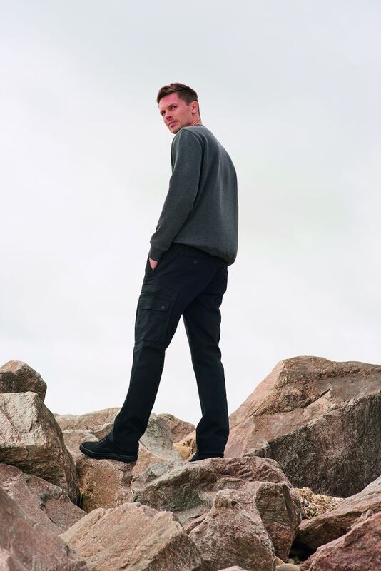 Брюки мужские Docker, черные арт.03820312