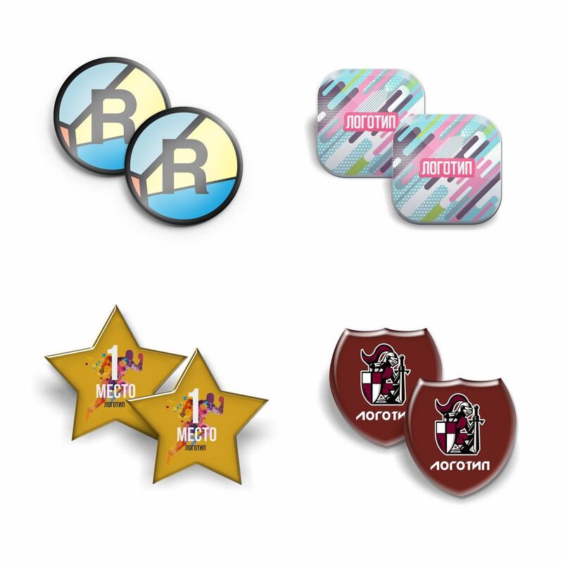Значки с полимерным покрытием Bete на заказ арт.18942.01