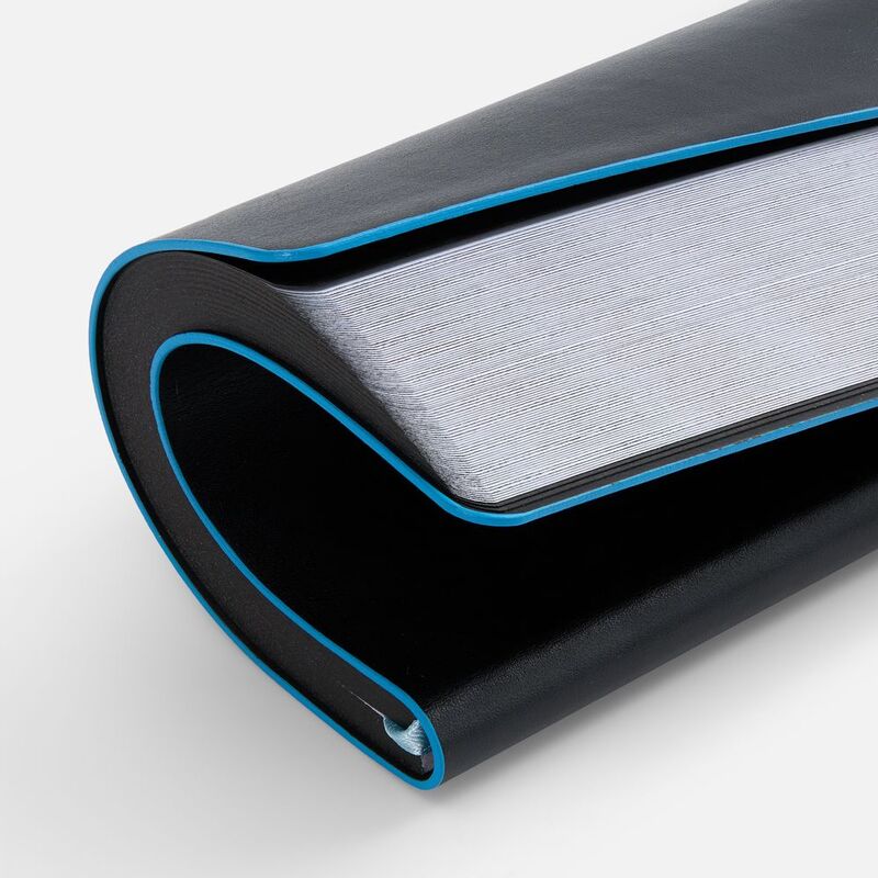 Ежедневник Trait, недатированный, черный с голубым арт.14097.34