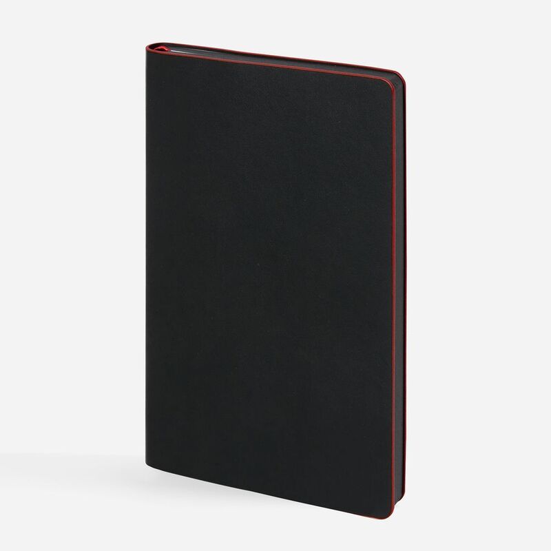 Ежедневник Trait, недатированный, черный с красным арт.14097.35