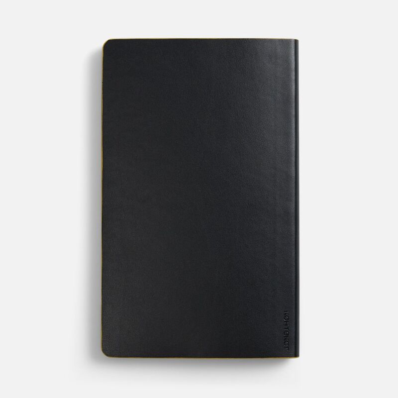 Ежедневник Trait, недатированный, черный с желтым арт.14097.38