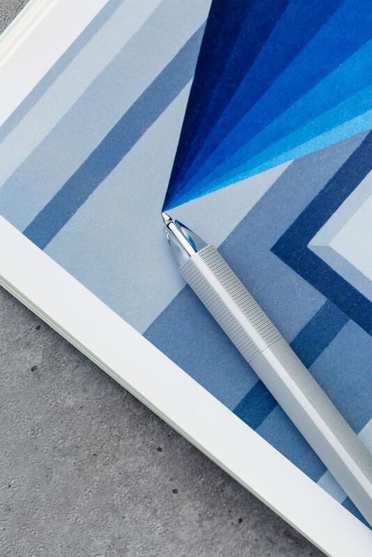 Ручка шариковая PF One, серебристая арт.14221.10